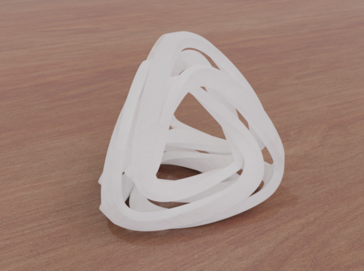 Twisted Tetrahedron 3d printed (render)