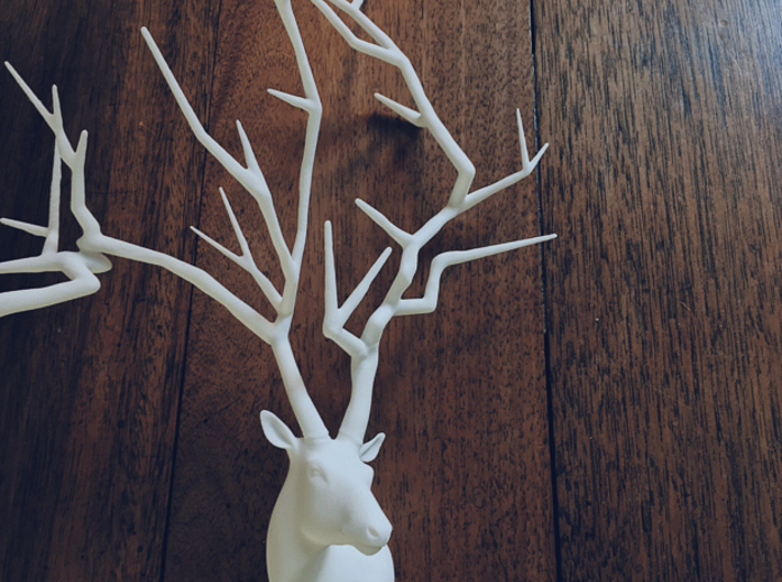 Sakura Tree Deer head 3d printed detail