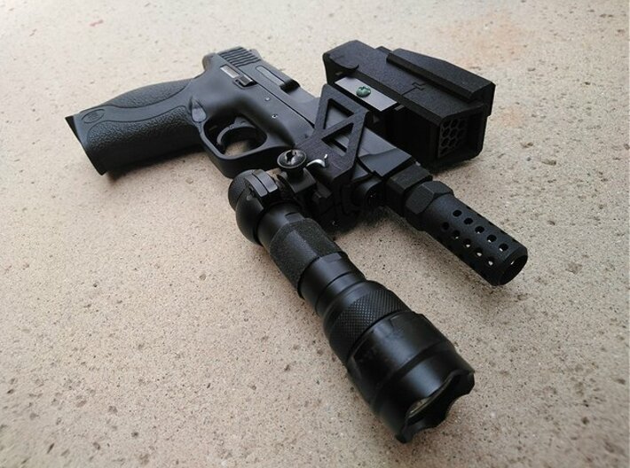 BWS Zombie Response Pistol 3d printed 