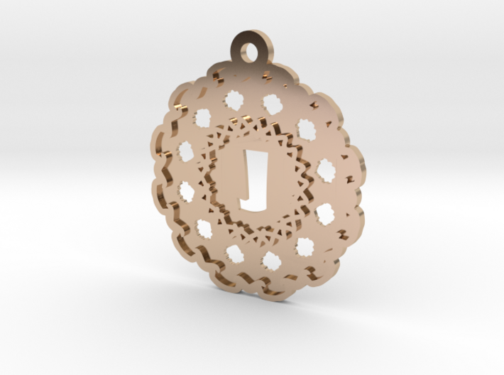 Magic Letter J Pendant 3d printed