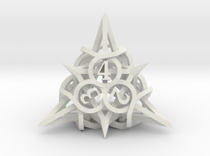 Thorn d4 Ornament 3d printed 