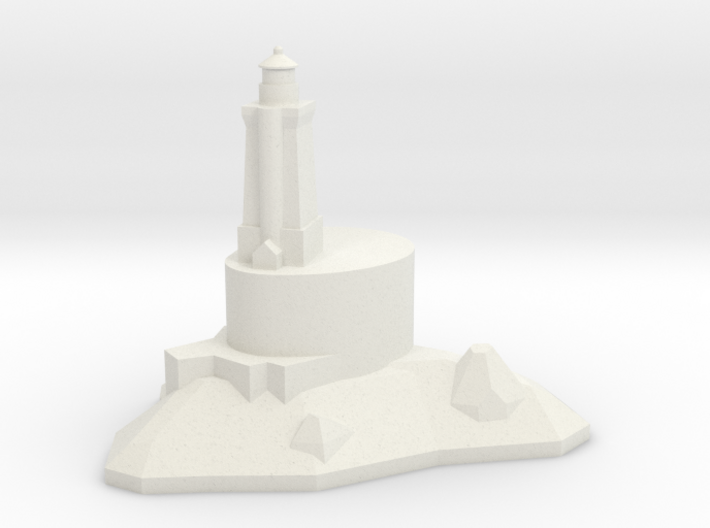 1/1200 St. George Reef Lighthouse 3d printed