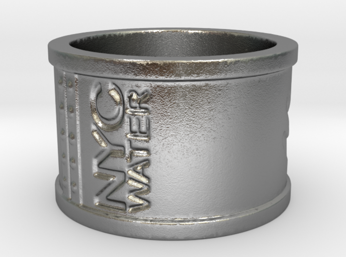 Handprint Pipe Ring (Metal) 3d printed