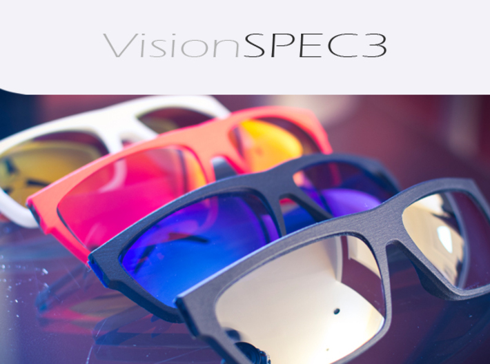 Vanderpool VisionSPEC3 Frames 3d printed VisionSPECs Frames