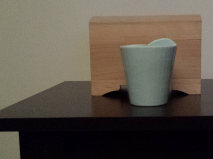 Two Liquids Dual Drinking Cup 3d printed 