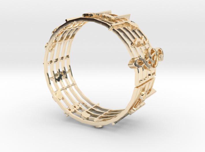 Music Bracelet 3d printed