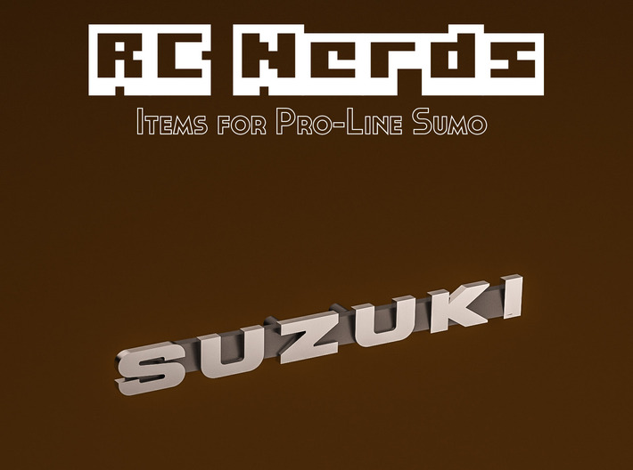 RCN119 Emblem for Suzuki Samurai PL 3d printed
