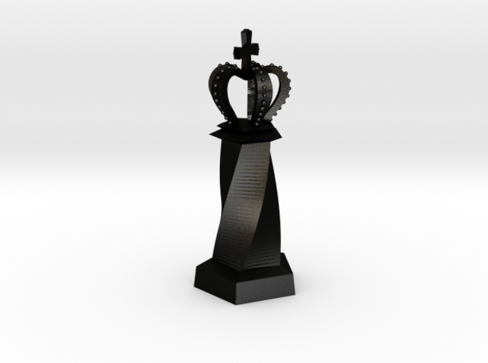 Geometric Chess Set King 3d printed