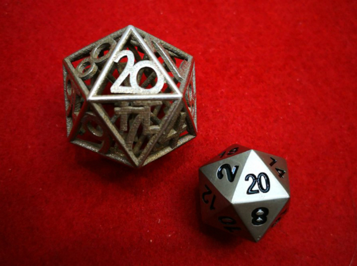 D20 Balanced - Numbers Only 3d printed Customer Image