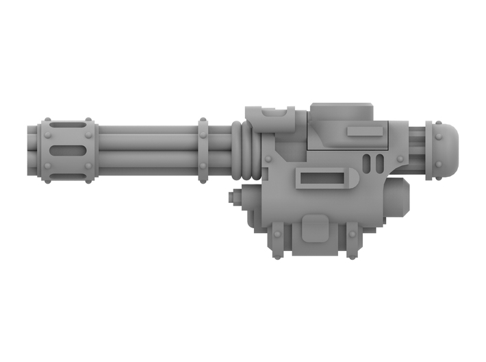 Unofficial Mini Knight Rotary Gun, Right Side 3d printed 