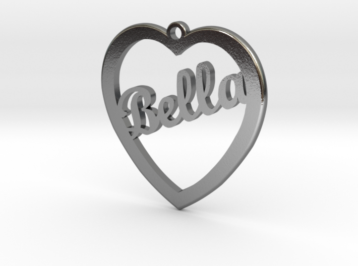 Bella Name Charm 3d printed