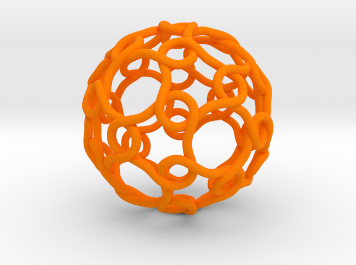 Link with Icosahedral Symmetry 3d printed