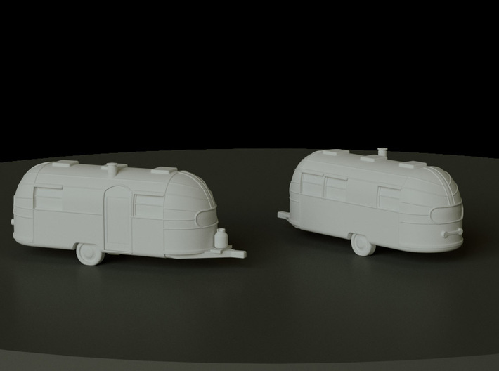 Airstream Trailer scale: 1:144 3d printed