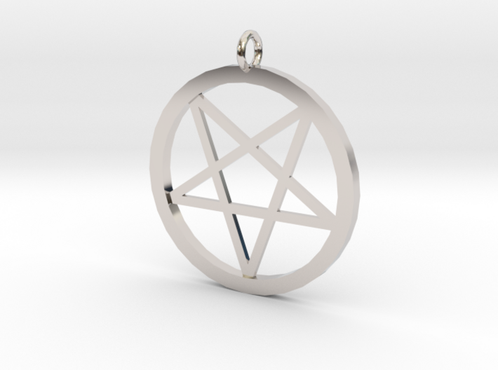 pentagram pendant 3d printed