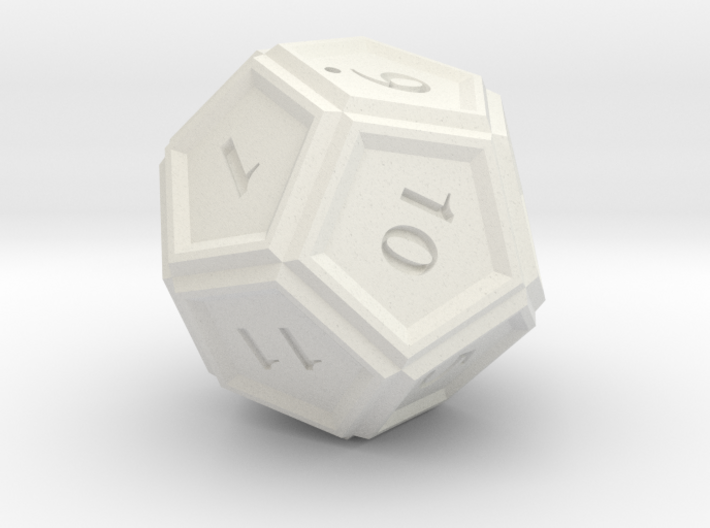 12 Sided Dice 3d printed
