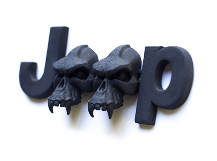 #CuzitsCustom Evil Monkey Skulls OEM Font 3d printed 