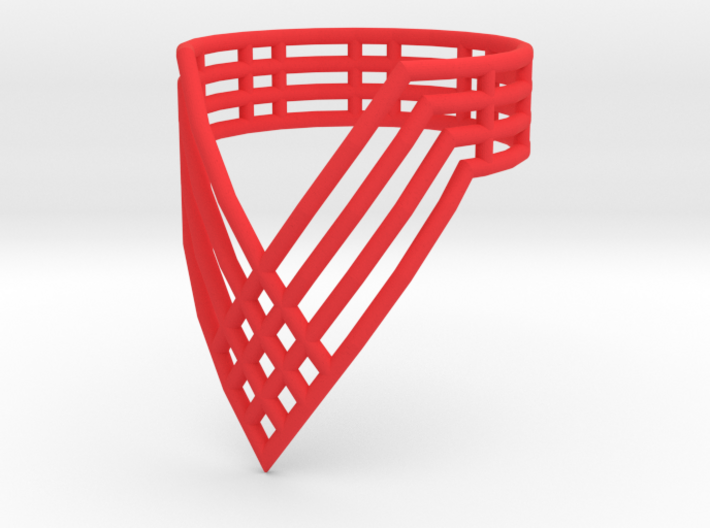 &quot;Vector Ring&quot; (Tall) Size: 7 3d printed