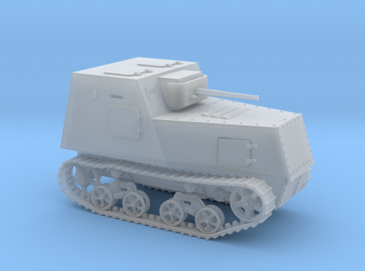 1/100th scale KHTZ-16 soviet armoured tractor 3d printed