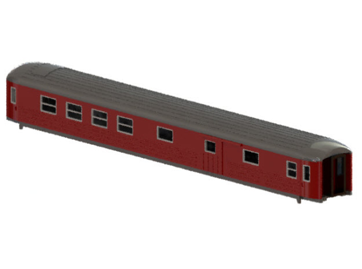 BFo4 - Swedish passenger wagon 3d printed CAD-model