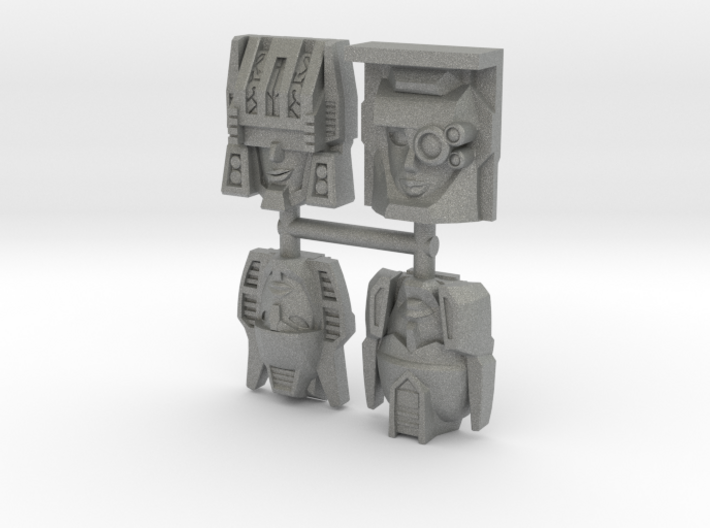 R63 Fembot Faces 4-Pack #1 3d printed