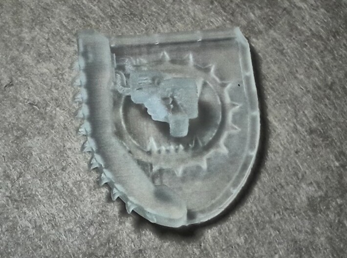 Right-handed Chainshield (Angry Maw design) 3d printed 