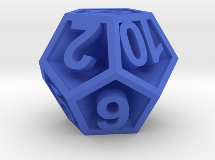 D12 - Plunged Sides 3d printed 