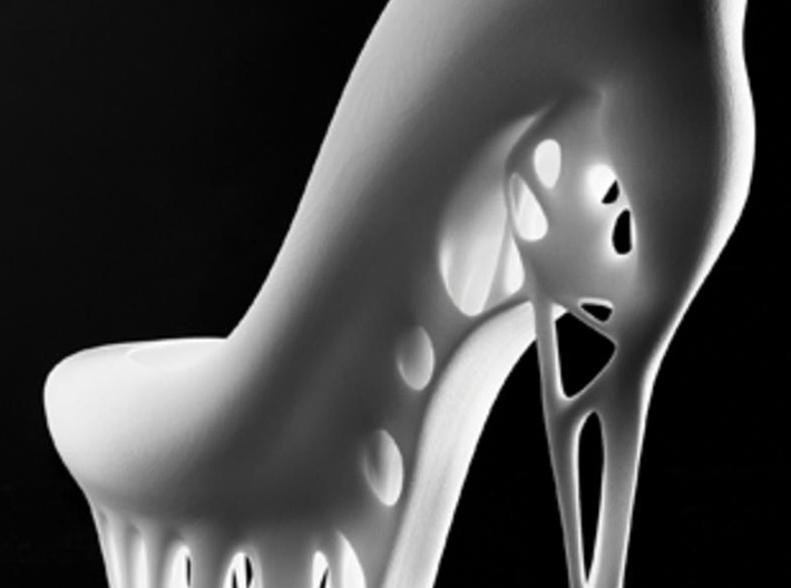 Left Biomimicry High Heel 3d printed 