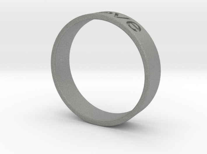 Love ring 3d printed