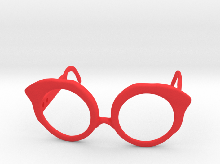 Cat Eye Glasses 3d printed 