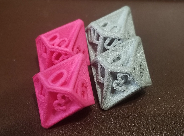 D10/100 Set - Plunged Sides 3d printed 