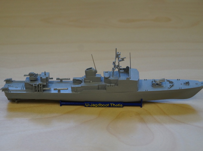 Thetis Class, Hull (1:350, static model) 3d printed assembled model
