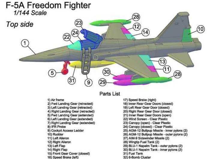 F5A-144-9-WingtipTank(2) 3d printed 