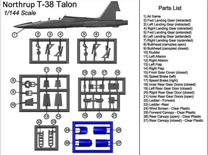 T38-144-5-Ladders 3d printed 