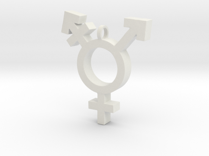 Transgender Symbol 3d printed