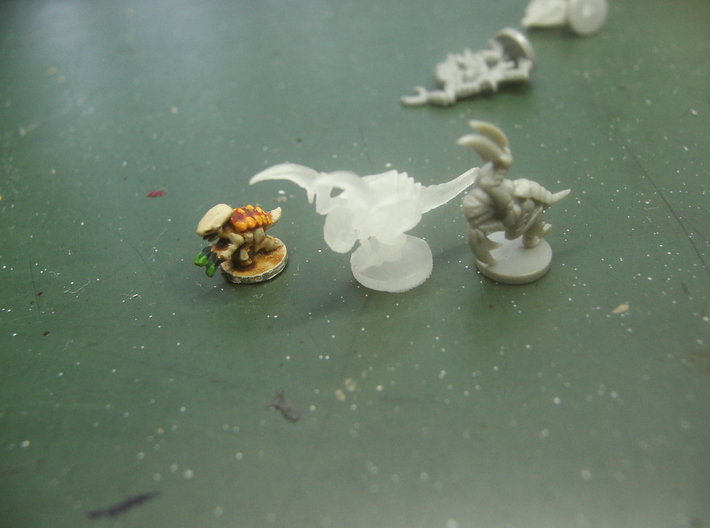 Alien Bug Claw Swarm on 40x12mm Bases (for 8mm) 3d printed 