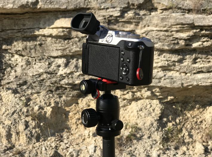 Camera Baseplate, GorillaPod & Arca Clamp 3d printed Connects to a Arca clamp style tripod head