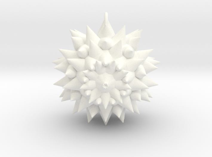 Spiked Pendant 3d printed