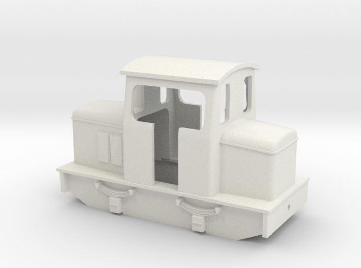 5.5 mm scale O&amp;K style centercab diesel 3d printed