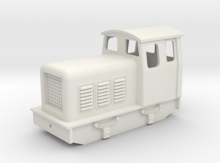 5.5 mm scale slightly chunky diesel loco 3d printed