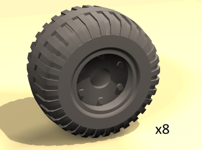 18mm diameter wide wheels 3d printed