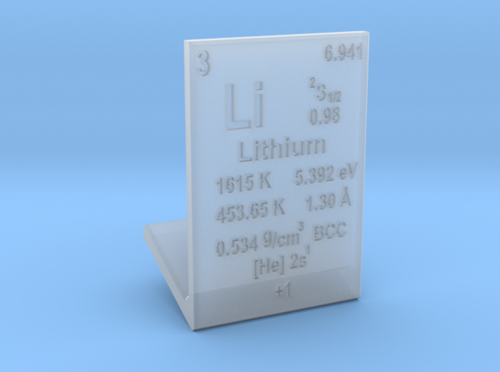 Lithium Element Stand 3d printed