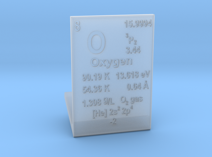 Oxygen Element Stand 3d printed