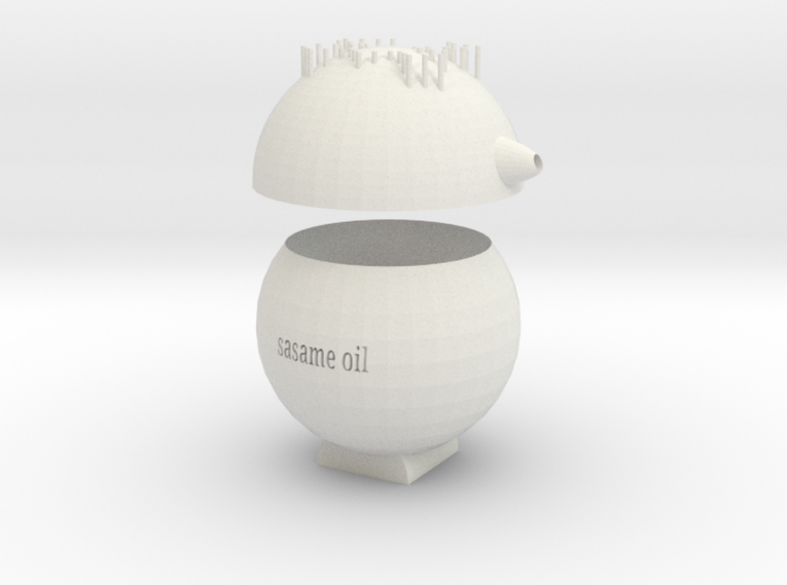 sesame oil Spice jar 3d printed