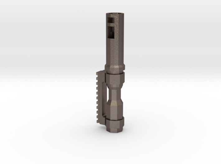 Airsoft Flash Hider With Picatinny (14mm negative) 3d printed
