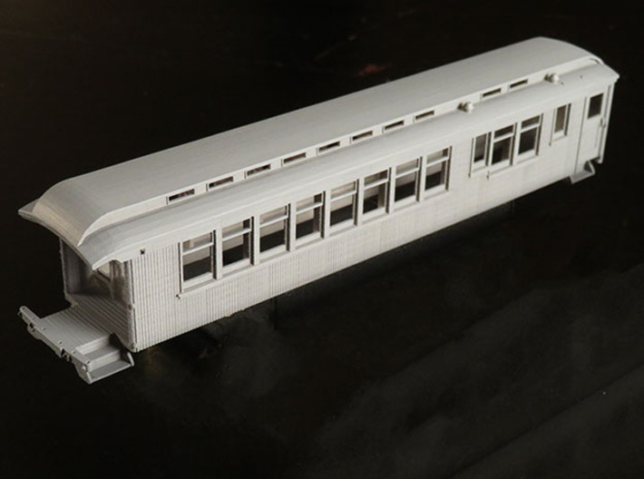 Gunnison parlor 3d printed smooth fine detail primed only