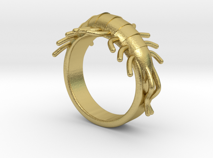 Millipede Ring 17mm 3d printed