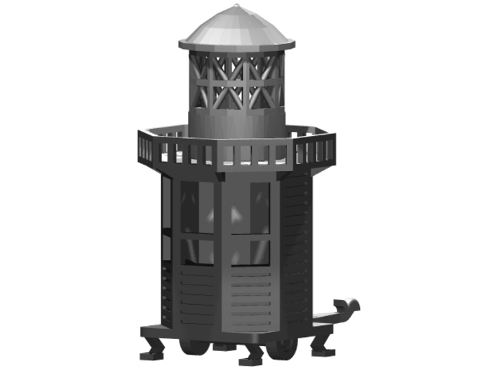 Kassenwagen &quot;Leuchtturm&quot; Ver.2 1:87 (H0 scale) 3d printed zusammengesetzt - composite