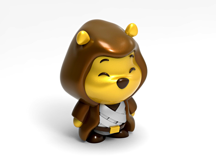 BABY Kenobi + Winnie the Pooh ( Fusion ) size 4 cm 3d printed