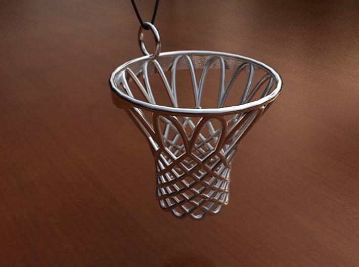 Pendant Basketball Hoop 3d printed 