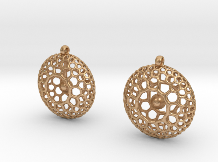 Rad Earrings 3d printed